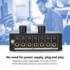 with Volume Control Knob 6 Way Sound Switcher Stereo Audio Switcher  for Speaker Subwoofer