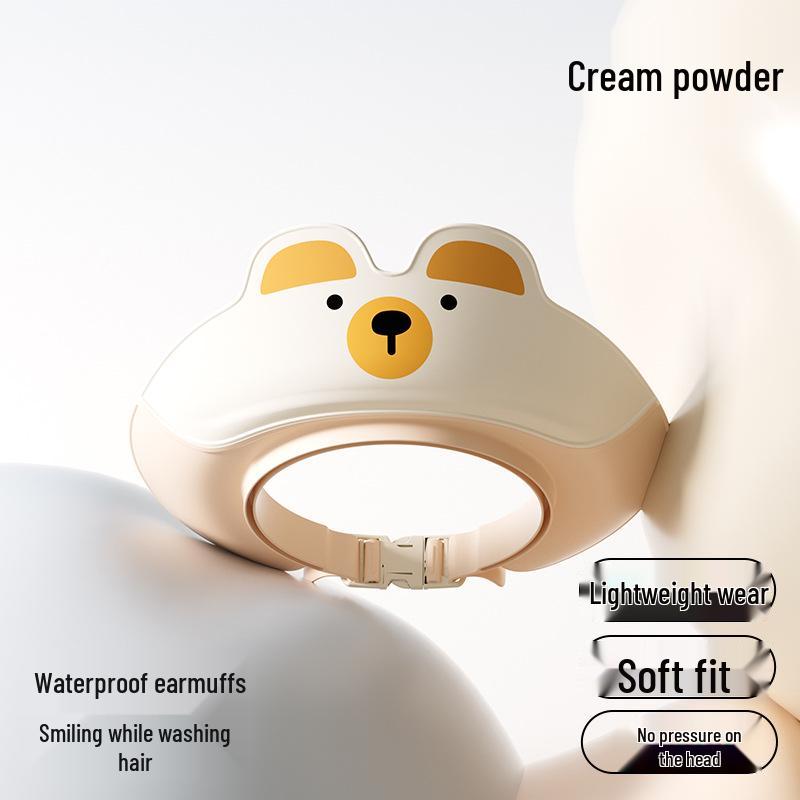 Waterproof Baby Shampoo Cap with Ear Protection - Cartoon Bath Hat for Children