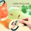 Baby Fox Accordion Rattle Toy for Strollers - Early Education