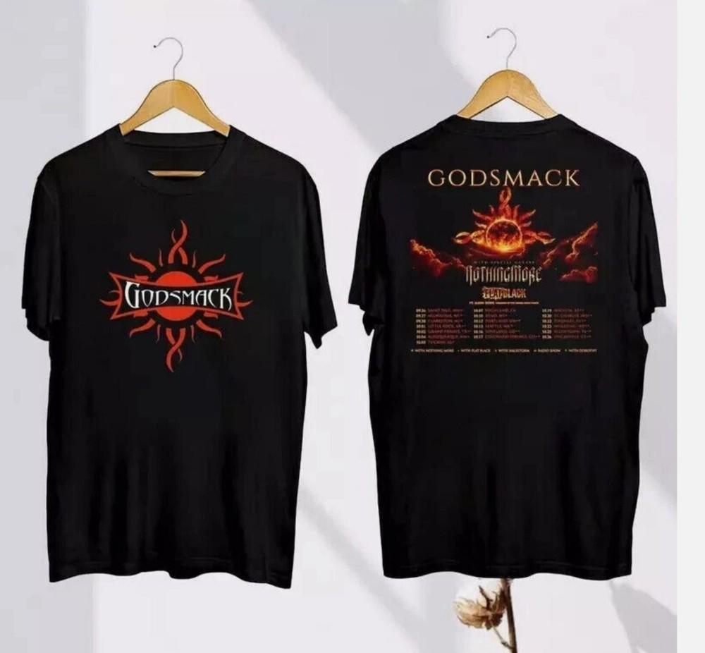 Футболка Godsmack Band Fall Tour, футболка в подарок для фаната Godsmack