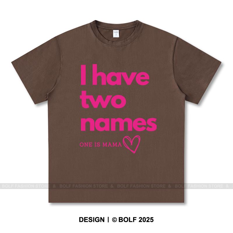 Women's I Have Two Names Printed T-Shirt 100% Cotton Oversized Mysterious Graphic Tees for Men Summer Tops Enigma Streetwear