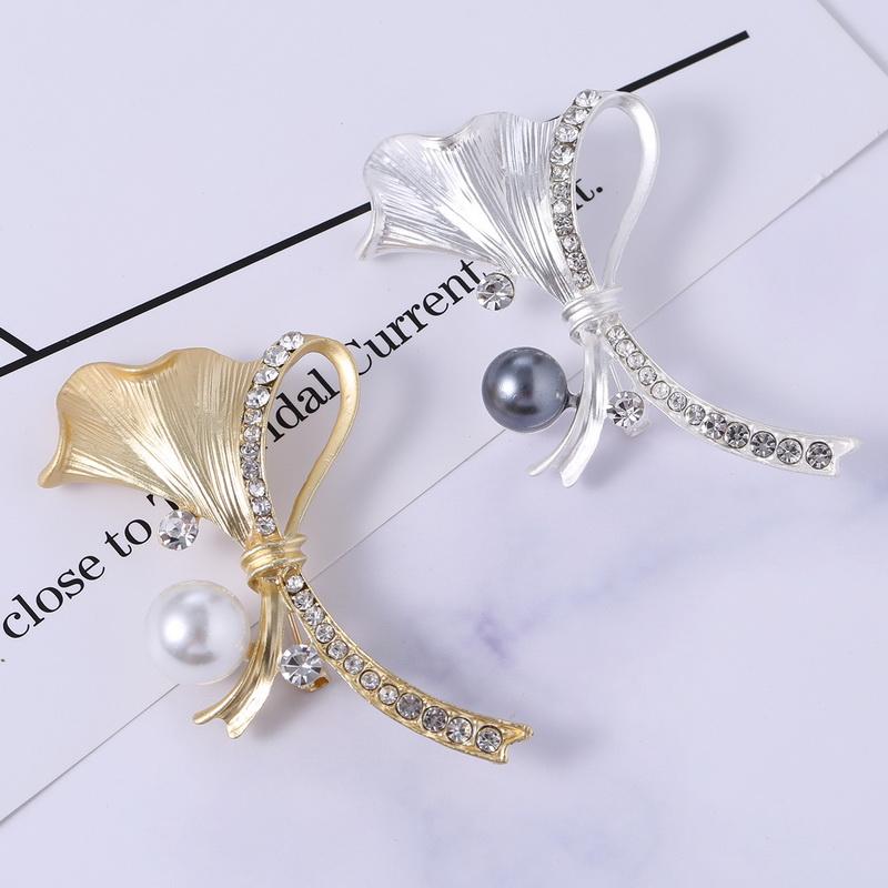 Высококачественный дизайн, простая брошь в форме ветра, на груди, в форме листа, жемчужная брошь, модная нерегулярная брошь в виде растений, праздничная одежда, брошь, подарок