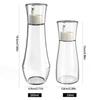 Refillable Glass Mouthwash Dispenser Portable Oil Pourer Bottle Oil Sprayer  Bathroom Counter