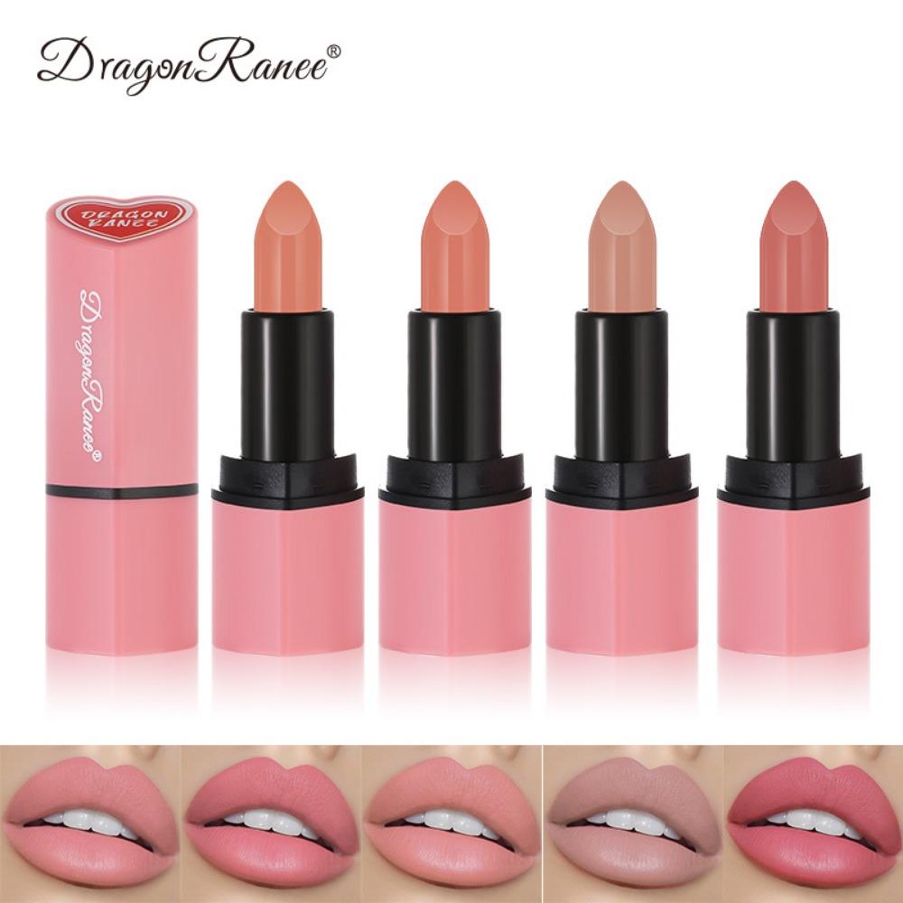 Dragon Ranee Lovely Love Red Female Velvet Mist Matte Matteness Matte Love Nude Pink Lipstick Губная помада