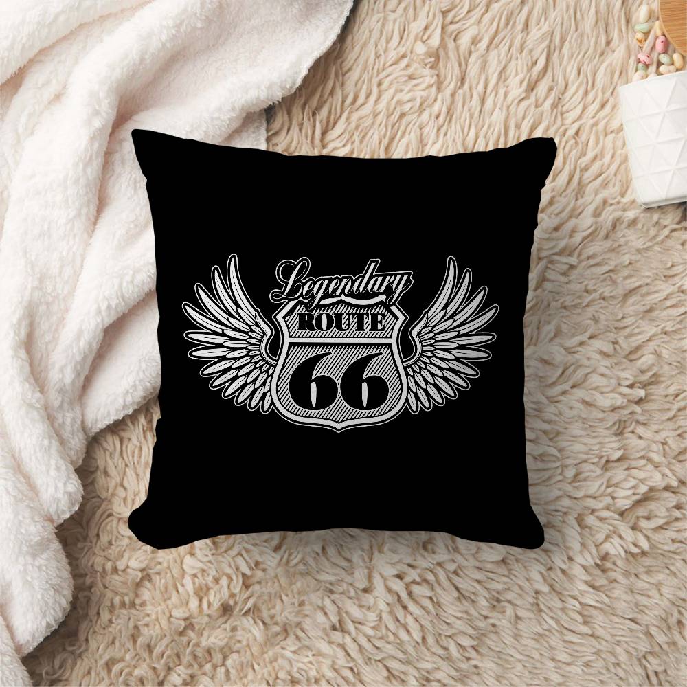 RRoute Office Cushion Pillowcase Car Cushion CoverXCM Lumbar Pillowcase Sofa Pillowcover