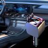 Автомобильное USB-зарядное устройство Выдвижное автомобильное зарядное устройство 2 USB-порта Быстрая зарядка Автомобильные аксессуары с атмосферой звездного неба Автомобильное зарядное устройство