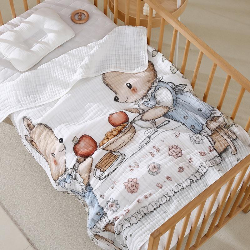 Multi-Purpose Infant Wrap - Ultra-Soft Gauze Receiving Blanket for Newborns & Toddlers for Summer/AC Use