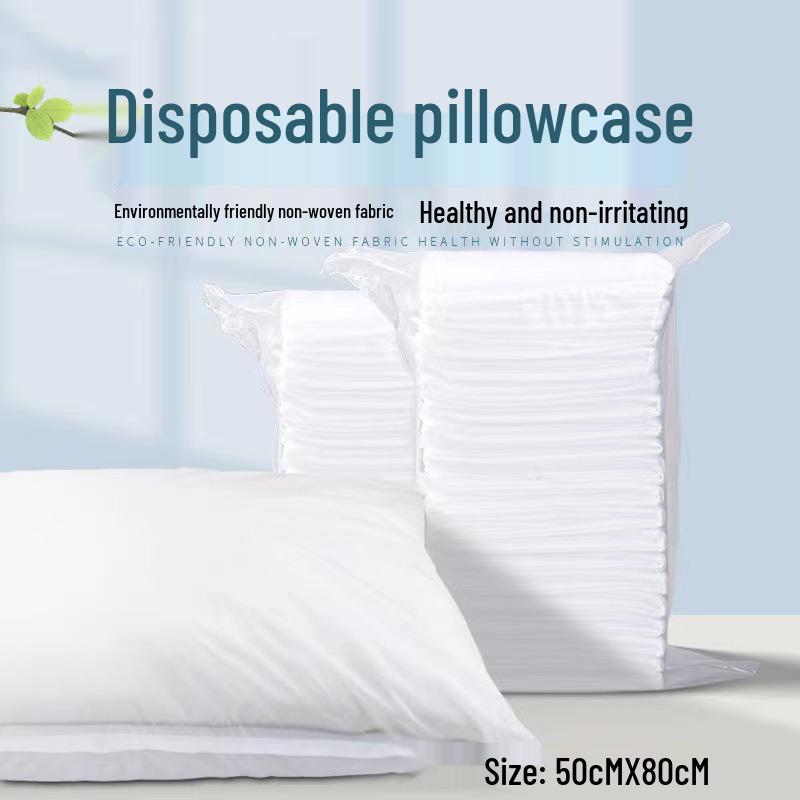 Дорожный одноразовый комплект простыни и пододеяльника для двуспальной кровати - 4 предмета