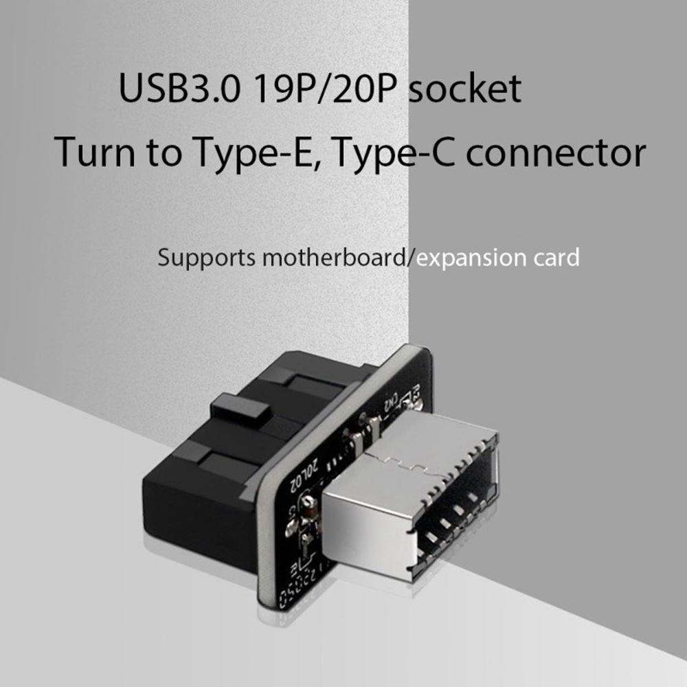 ABS к USB 3.1/3.2 Type C передний USB 3.0 внутренний разъем Type E адаптер 20pin к 19pin конвертер