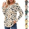 Women's Long Sleeve Shirts Casual Fashion Tunic Tops Crewneck Basic Loose T Shirt