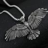 Простой Ворон Ворон Орел Мужской И Женский Подарок Ожерелье С Подвеской