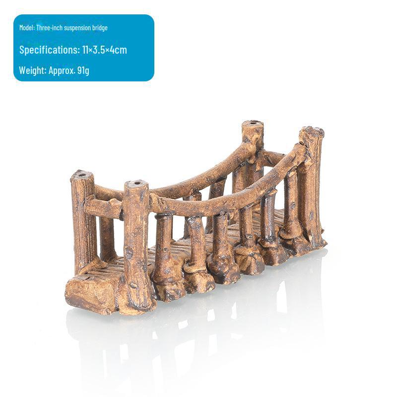 Аквариумный декор Керамические каменные мосты: Ландшафтный дизайн аквариума, микроландшафтные альпинарии и украшения для бонсай