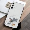 F-Funny TomS Cartoon J-JerryS  phone Case For Samsung Galaxy A73,A72,A71,A70,A53,A52,A51,Others Soft Black Shell