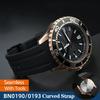 22 мм Резиновый Изогнутый Ремешок для Часов для Citizen Light Kinetic Energy BN0190 BN0191-80LBN-17E Дайвинг BN0193 Мужской Силиконовый Ремешок для Часов