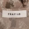 FRAY I.D 20AW FWFO205233 Цветочный Длинный рукав Сборка на талии Принт Цельное платье Женщины Б/у