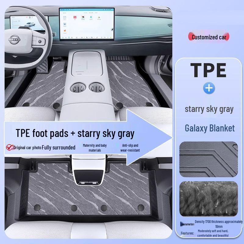 BYD Dolphin Waterproof Non-Slip TPE Door Sill Car Foot Pad
