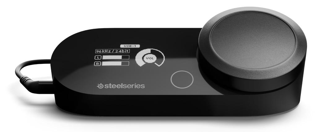 SteelSeries GameDAC Gen 2 Wired MixAmp for PS5, PS4, and PC Gaming Headsets, High-Resolution Surround Sound, 3.5mm Audio Jack, Optical Digital Port,