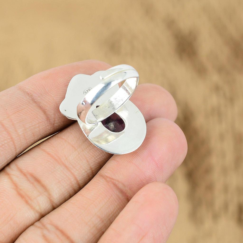 Mothers Day Sale Sterling Silver Star Amethyst Stone Stackable Wife Ring Jewelry