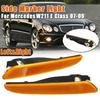 2x Amber Front Bumper Side Marker Light Lamp For Mercedes W211 E-Class 2007-2009