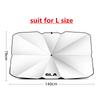 Suitable for Mercedes-Benz CLA C-CLASS GLE63 W124 car front windshield foldable sunshade anti-UV sunshade car parasol accessorie
