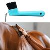 Horse Hoof Tool Wear-resistant Compact Plastic Horse Grooming Horseshoe Brush for Professional Use