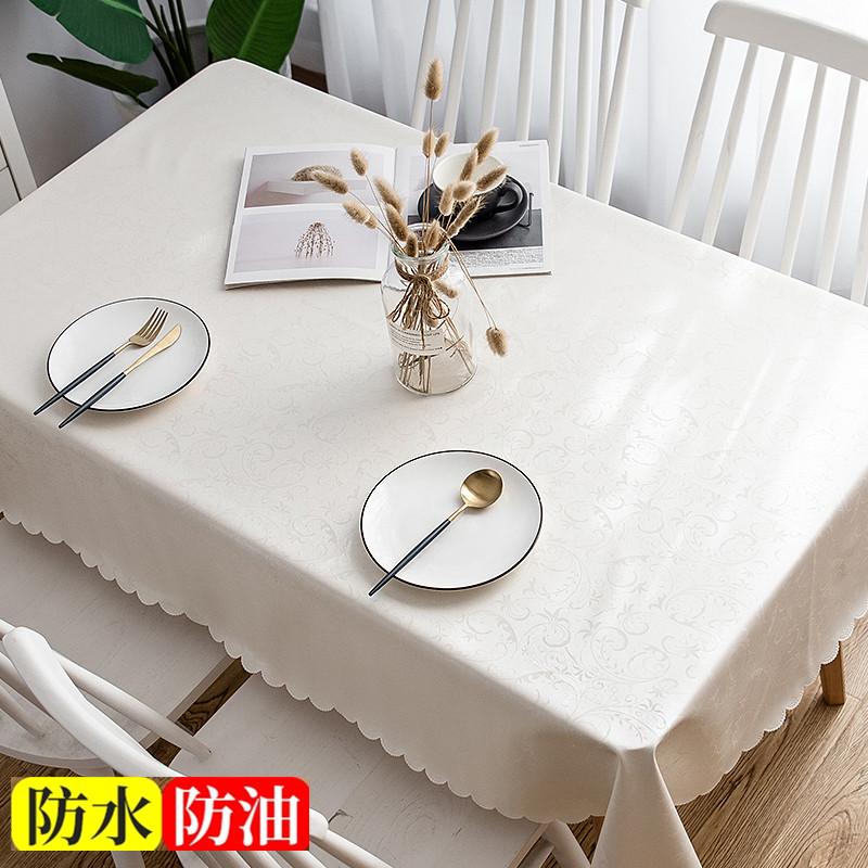 Пластиковая кружевная круглая скатерть, толстая скатерть с разноцветным принтом, водонепроницаемая, маслостойкая, моющаяся, скатерть для стола