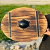 60.96 Cm Wooden Shield Viking Round Shield Medieval Warrior Shield Décor Shield Best Gift Decorative