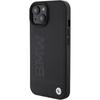 Bmw Leather Hot Stamp Case For Iphone 15 - Black