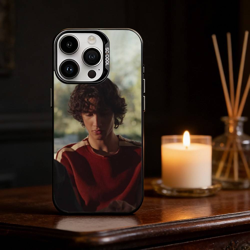 Чехол для телефона S-Sombr для iPhone 17 16 15 14 13 12 11 Pro Max Plus Серебристый Матовый Черный Чехол