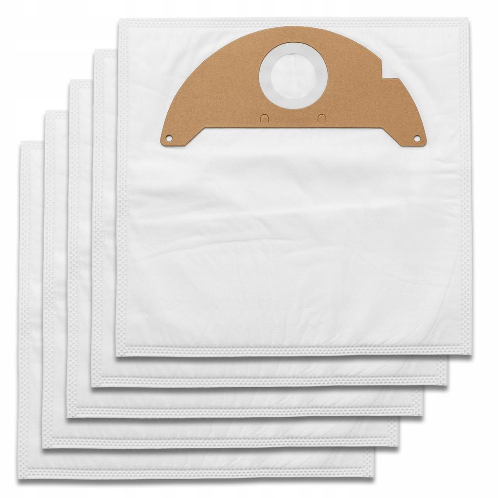 5 X Synthetic Bags For Karcher Wd2 A2004 2054 Mv2 | 6.904-322.0