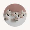 100pcs Mini Resin Cows Flat Back Animals Cartoon Figurines DIY Miniature Cabochon Craft Play Doll House Toy Accessories