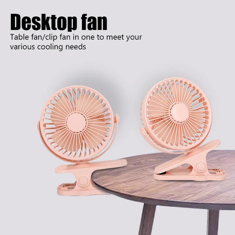 USB Charging Portable Mini Handheld Fan, Silent Desktop Electric Fan, High-quality Small Heat Dissipation and Ventilation Fan