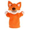 Hand Puppet with Moving Mouth, Plush Animal, Fox, Kids, Soft, for Theatre, Ventriloquism, Gloves, Cute, Gift