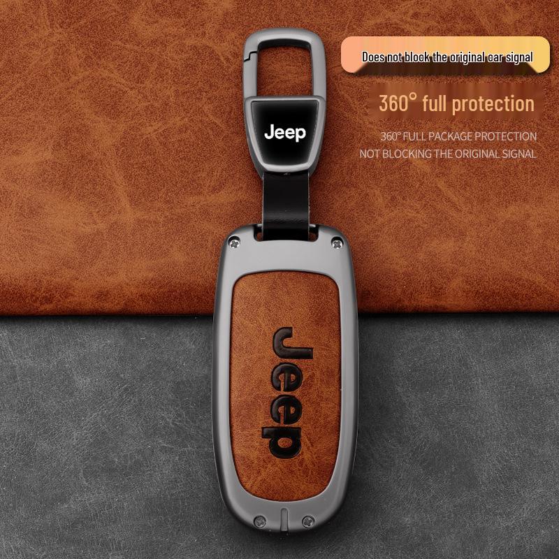 Чехол для ключа Jeep для Compass, Renegade, Grand Cherokee, Commander
