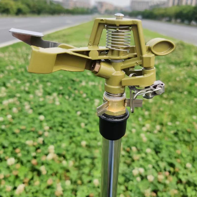 Thread Rotating Rocker Sprinkler Adjustable Automatic Impact Sprayer for Lawn Garden Yard Irrigation