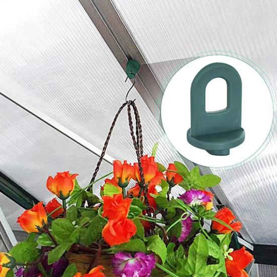 50 шт. Клипса-зажим для теплицы Прочный пластик Защелка-ползунок Многоцелевые опорные аксессуары Подвеска для горшечных растений Крепежные садовые принадлежности
