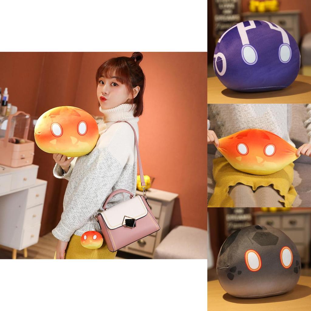 Genshin Impact Тема Слаймов Очаровательные Плюшевые Куклы Идеальный Детский Подарок Мультяшная Подушка