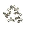 20 шт. тибетские серебряные европейские бусины-разделители с 3D черепом и большим отверстием для Хэллоуина