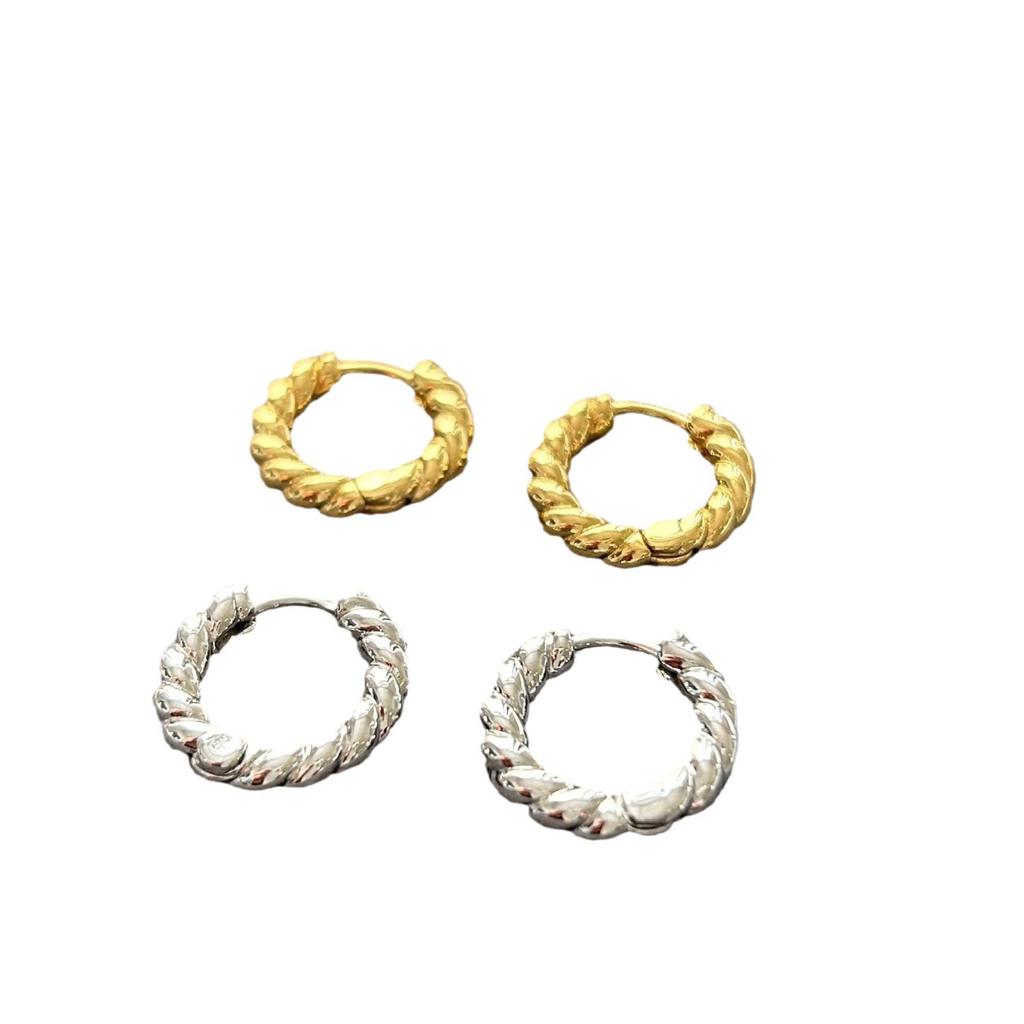 Вдохновленные Роуз Хуан и Лю Ифэй женские серьги-пусеты и витые каффы для ушей 2024 года