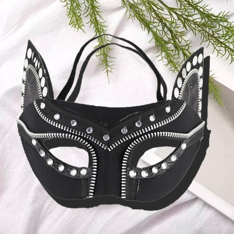 Halloween Cosplay Mask Masquerade Half Mask for Halloween Masquerade Carnivals