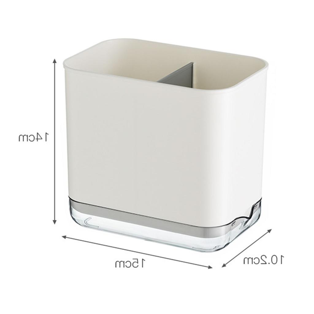 Utensil Holder Cutlery Drainer Rack Compartment Spoon Chopsticks Fork Drainer Caddy for Kitchen