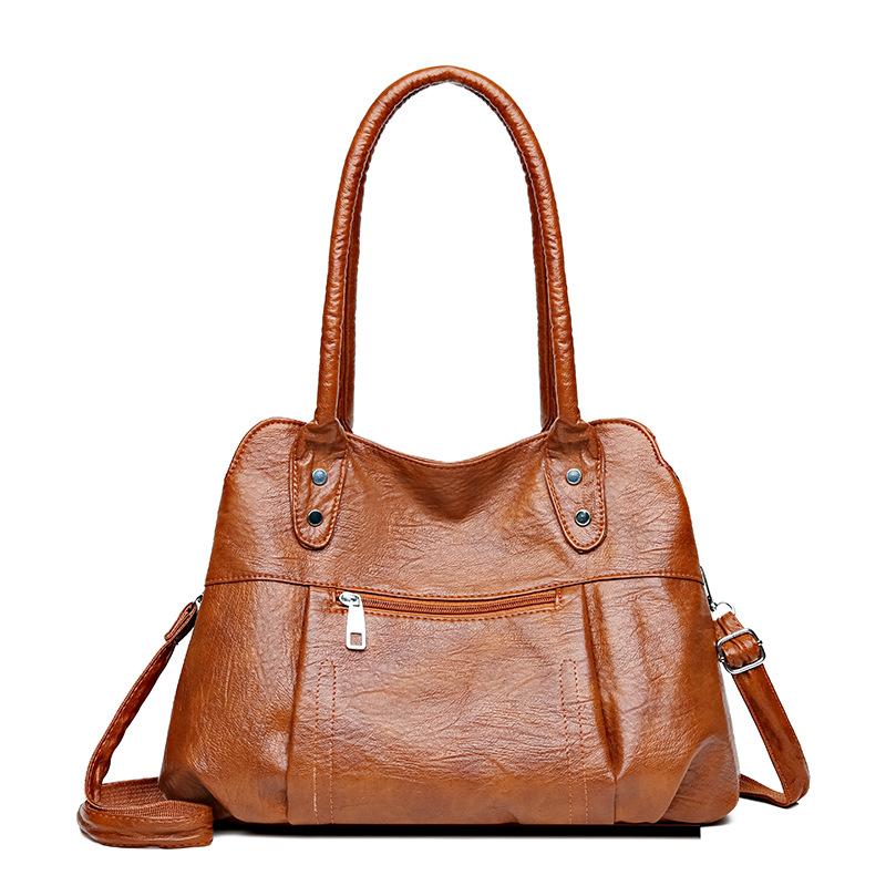 Сумка-тоут винтажная большая вместимость ручная сумка-трансформер