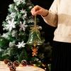 Yousheng Christmas Bell Ornaments Xmas Tree Hanging Jingle Bell with Santa Claus/Elk/Penguin Ornaments for Holiday Home Tree Decor