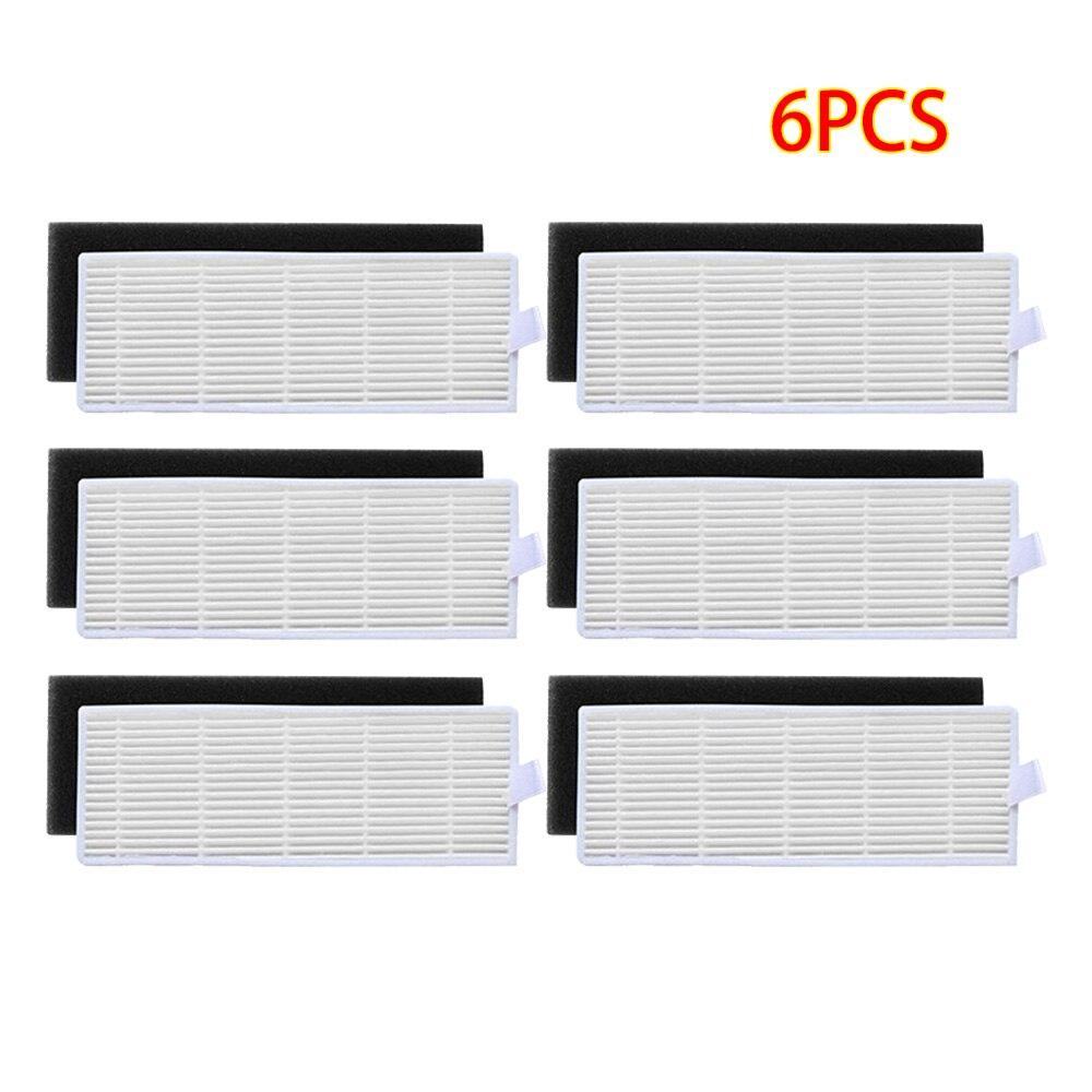 Губка + фильтры для робота-пылесоса ILIFE для робота-пылесоса Chuwi Ilife A4 A4S A6 HEPA-фильтр для Ecovas DN621 DN621 DN620