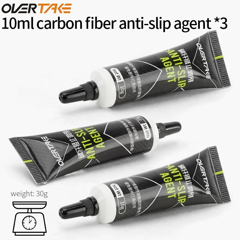 OVERTAKE Carbon Fiber Anti Slip Agent 10ml Non-slip Bicycle Grease for MTB Shimano Bike Seatpost Handlebar Stem Anti-slip Lube
