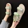 Fashion Sandals Women The New Summer Fashion Outdoors Sandals Wear Flat Outdoor Sandals with Students' Soft Platform Sandals