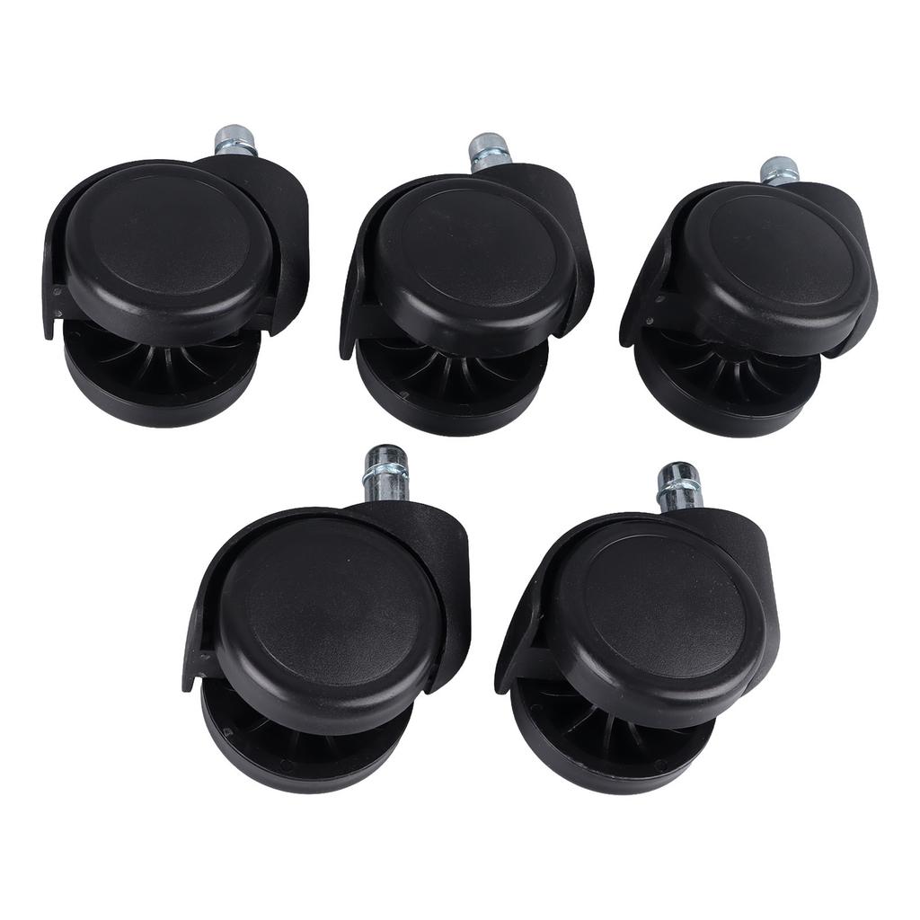 5 шт. набор колес для офисного кресла пластиковые универсальные сменные колеса для домашней мебели кухни