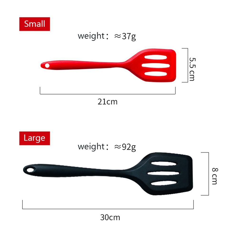 Not deformed Frying Fish Kitchen Utensil Silicone Slotted Turner Cooking Tool Shovel Spatula