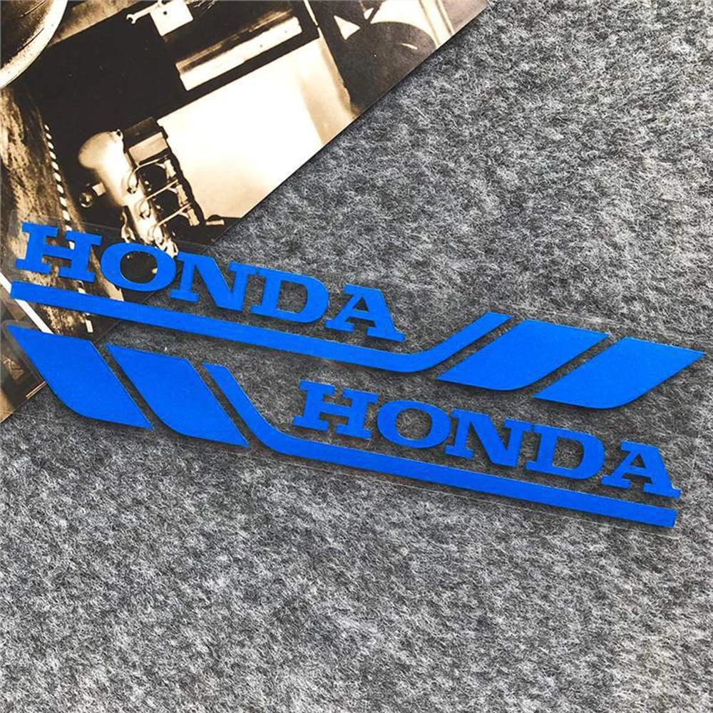 Lfcdg6 Для скутера Sundiro Honda RX125Fi NS125LA Наклейки с буквами HONDA Зеркало заднего вида автомобиля Мотоцикл Амортизирующие декоративные наклейки