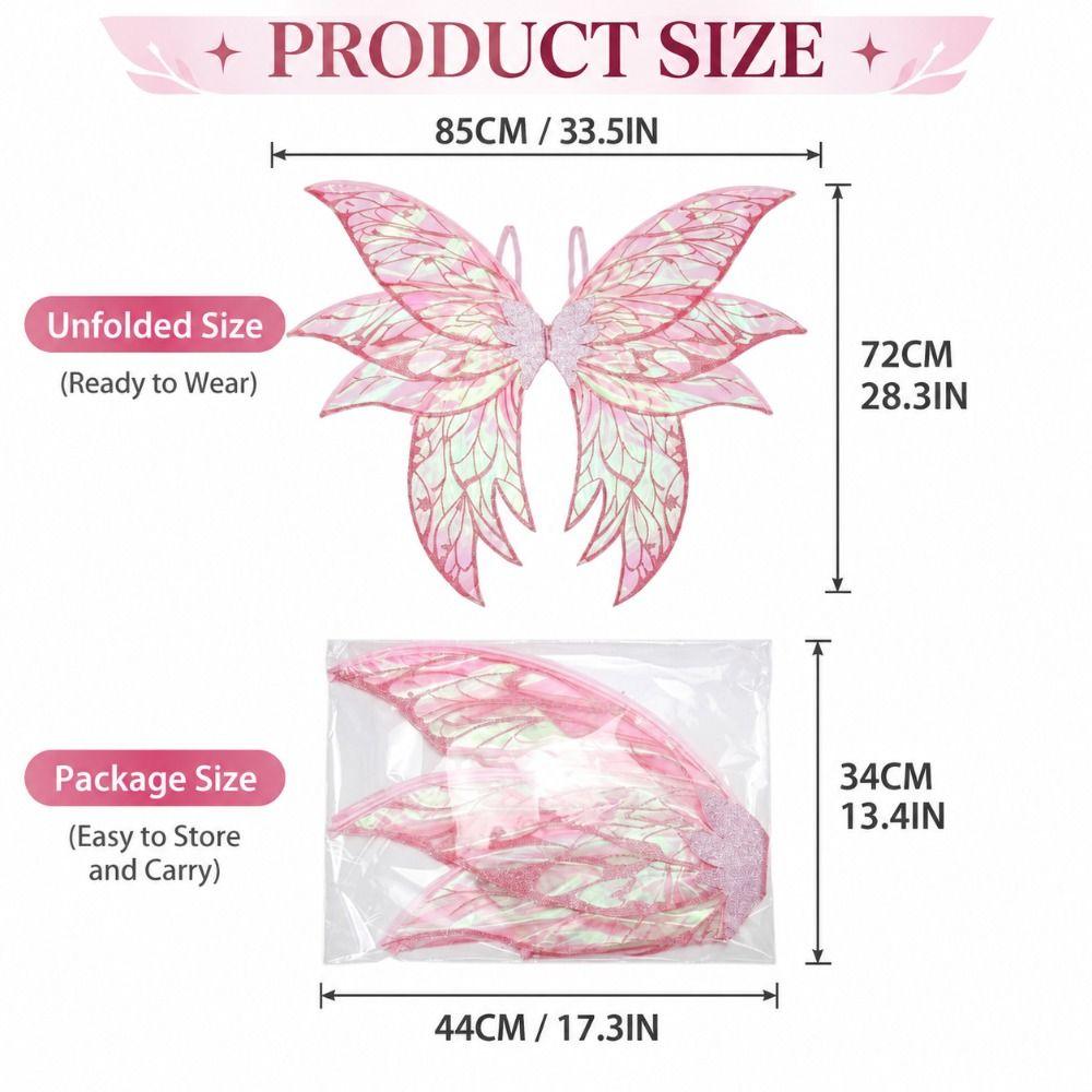 Layered Silhouette Butterfly Wings Decorative Dress Up Wings New Elf Cosplay Wing Party Dress-Up